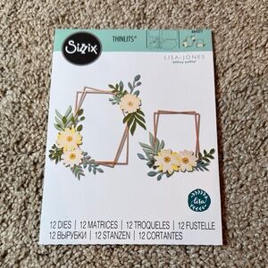 Sizzix Thinlits Geo Floral Frame Die Set